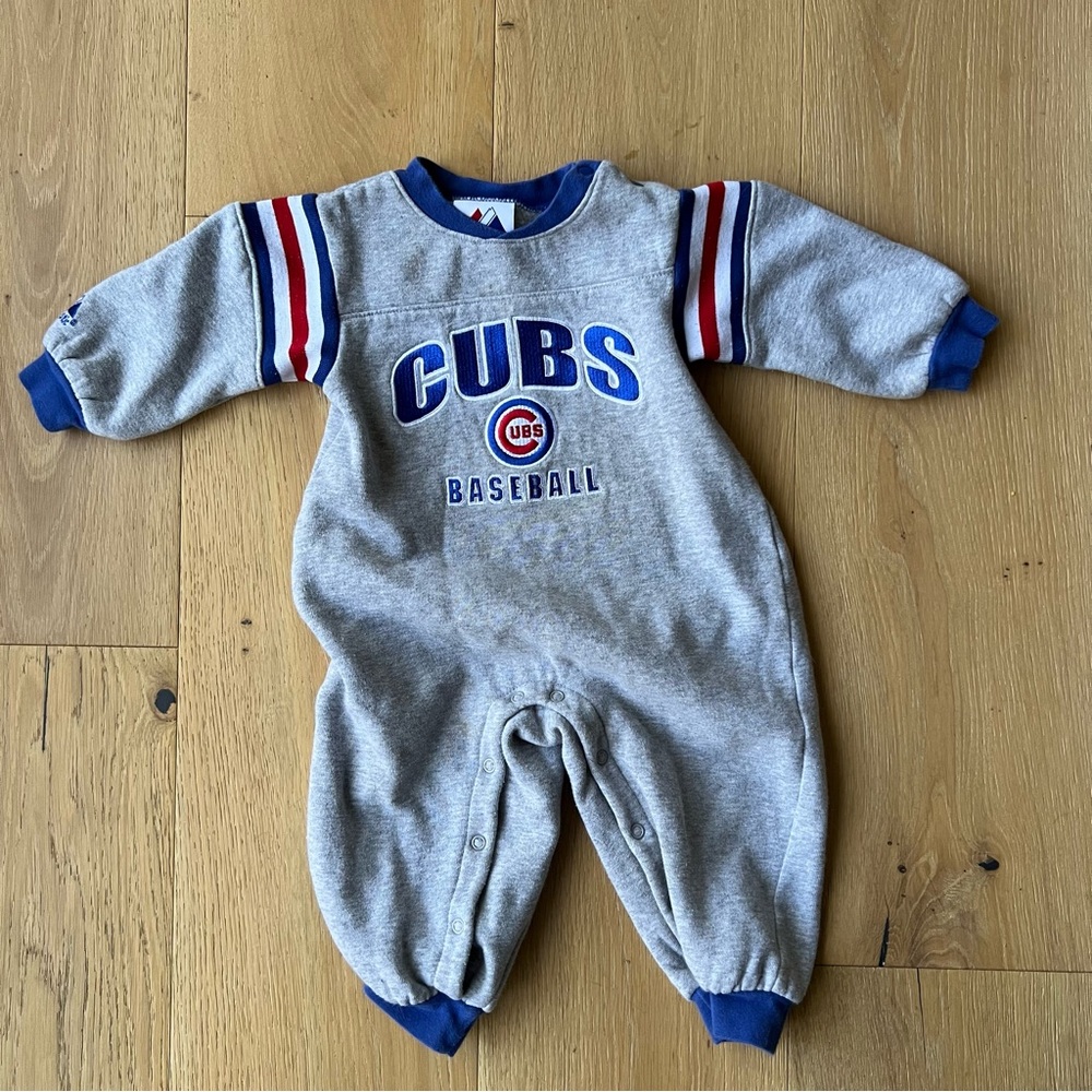 18 mo One Piece Chicago Cubs Sweatshirt Romper